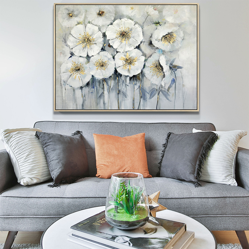 Dream Poppy Art With Floater Frame