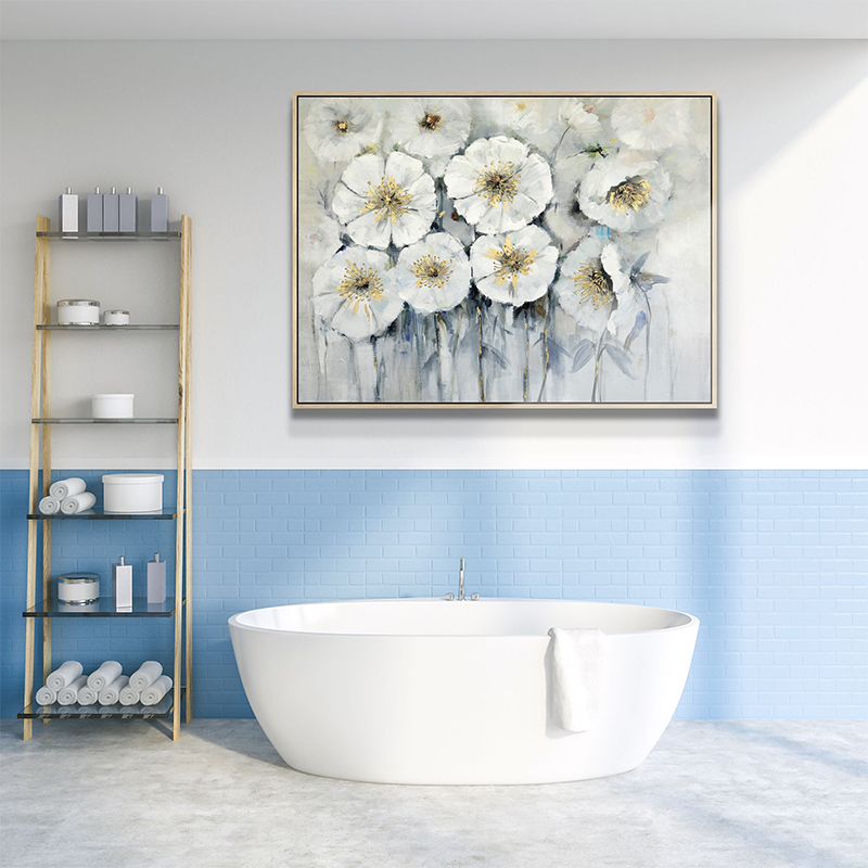Dream Poppy Art With Floater Frame