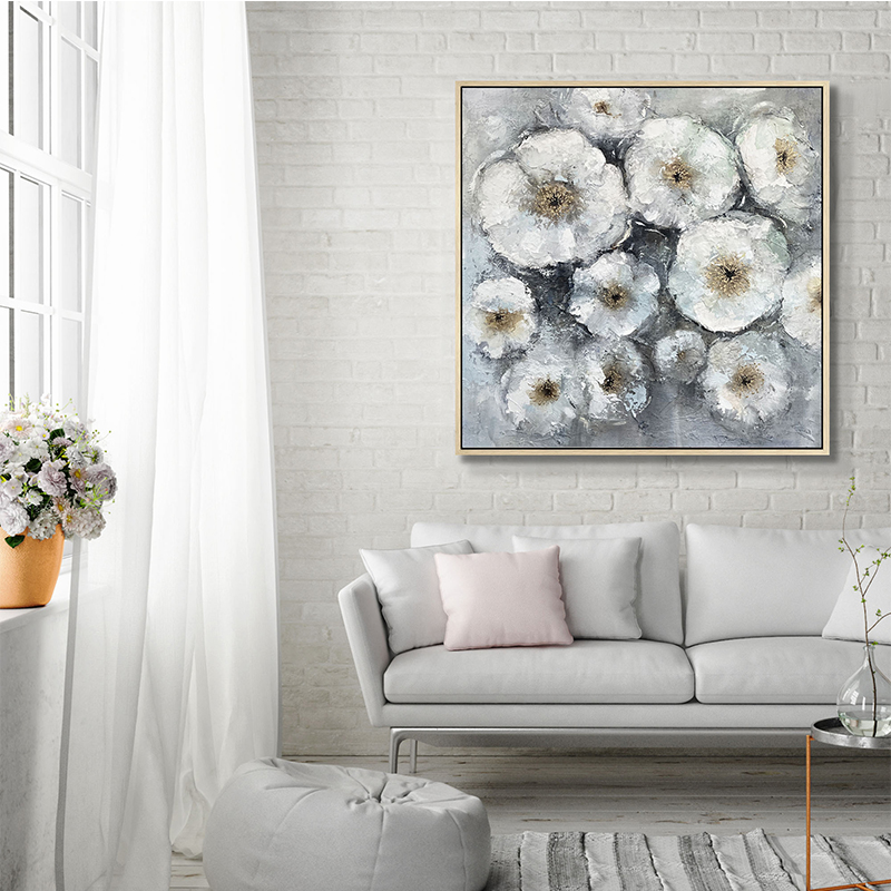 Dream Floral Art With Floater Frame