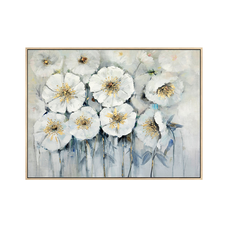 Dream Poppy Art With Floater Frame