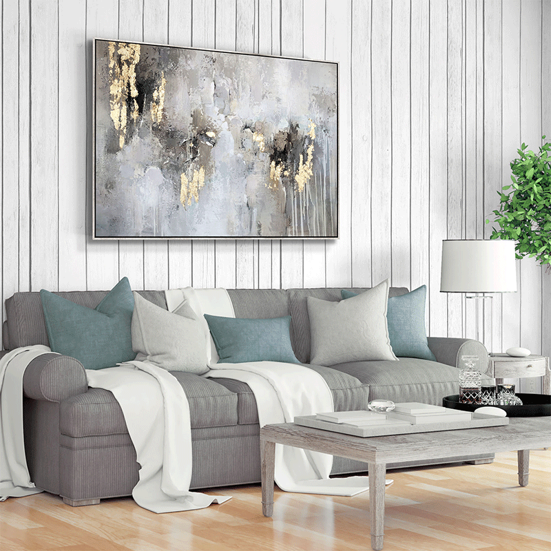 Neutral Art With Floater Frame