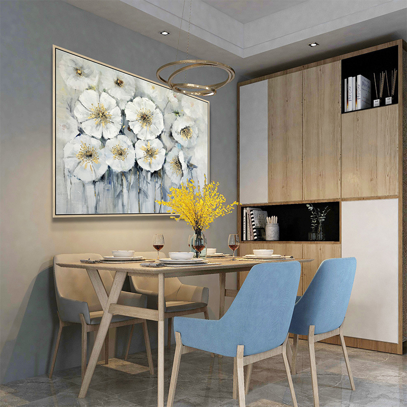 Dream Poppy Art With Floater Frame