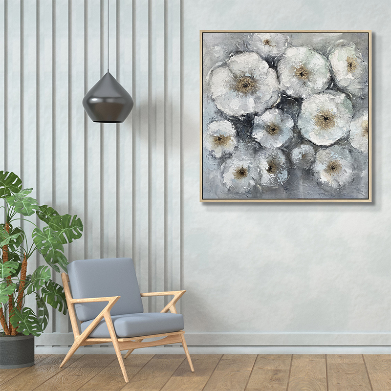 Dream Floral Art With Floater Frame