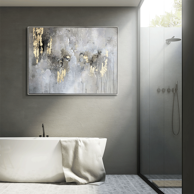 Neutral Art With Floater Frame