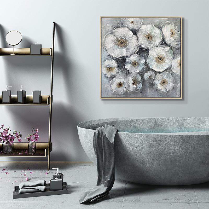 Dream Floral Art With Floater Frame