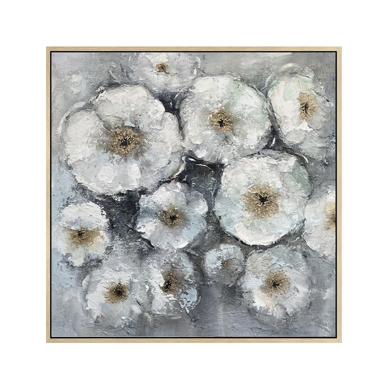 Dream Floral Art With Floater Frame