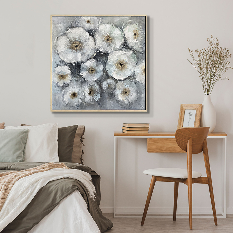 Dream Floral Art With Floater Frame