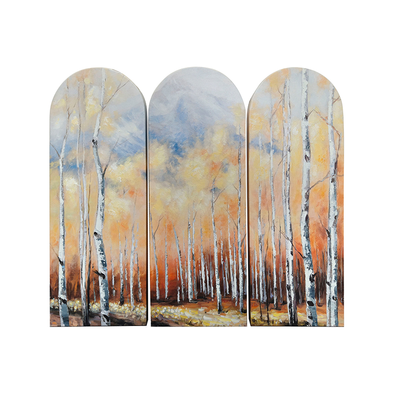 Set of 3 Birch Trees Arch Art